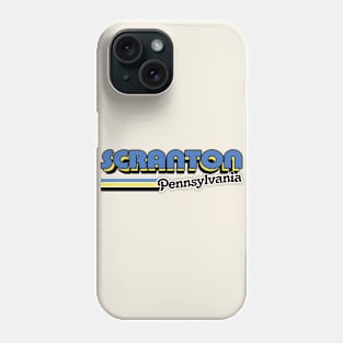 Scranton, PA ///// Retro Logo Design Phone Case