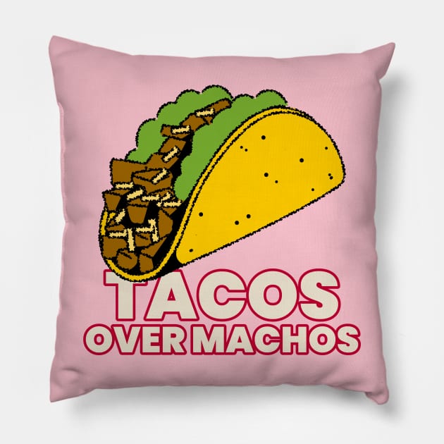 Taco Lover Funny Pillow by Tip Top Tee's