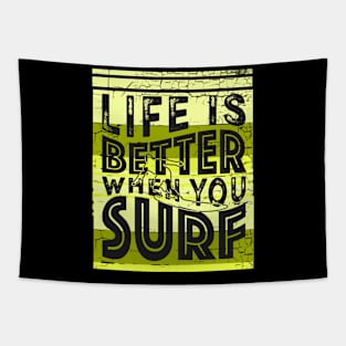 Funny Surfer Quote Tapestry