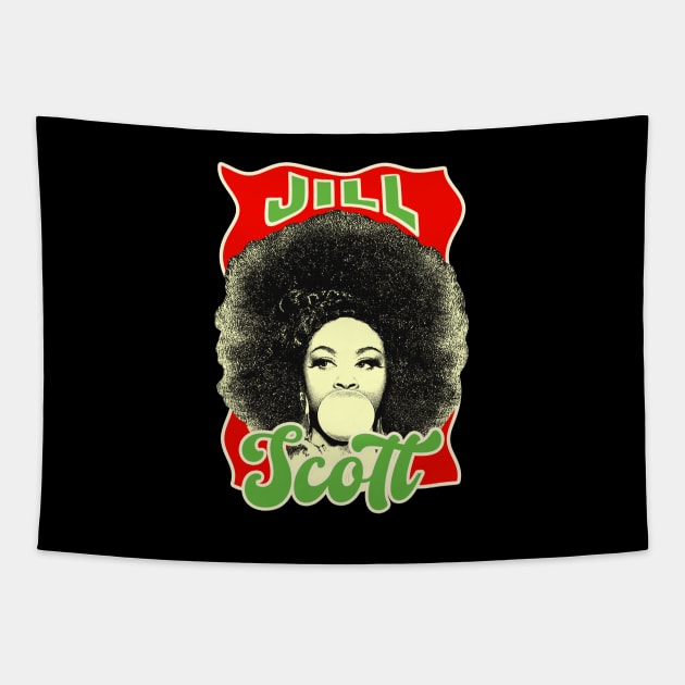 Jill Scott Tapestry by Mandegraph