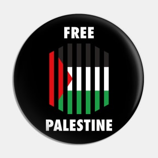 Free Palestine - Palestinian Flag Shows Their Freedom Pin