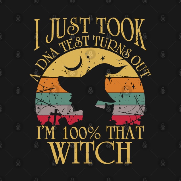 Funny Halloween Tee - 100 That Witch by qpdesignco