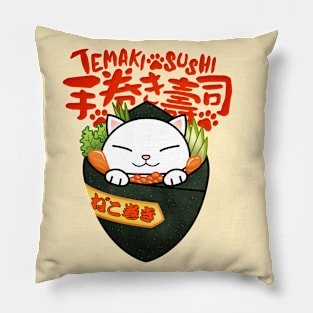 Chubby Cat Temaki Sushi Pillow