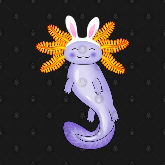 Happy Easter Axolotl by Purrfect