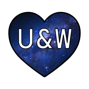 Initials - U & W (Space) T-Shirt