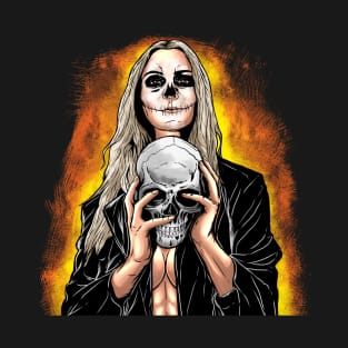 Halloween Season Scary Horror Skull Women T-Shirt