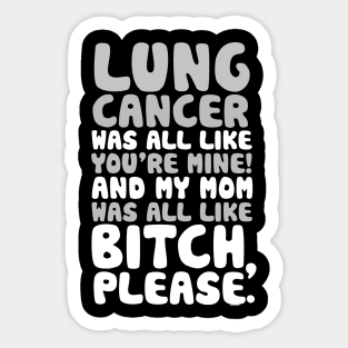 Lung Cancer Quotes Stickers Teepublic