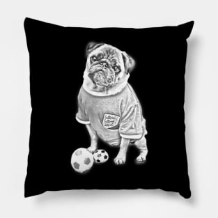 Pug Sketch Art Design Pillow