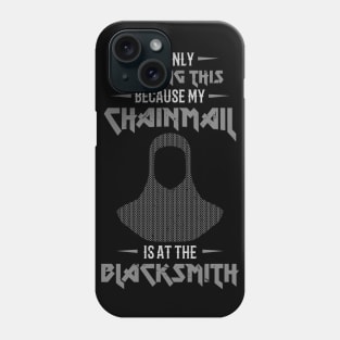 Medieval knight chainmail Phone Case