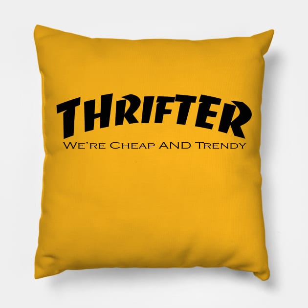 Thrifter Tee Pillow by LilyStump