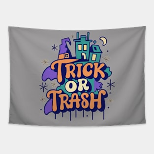 Trick Or Trash Tapestry