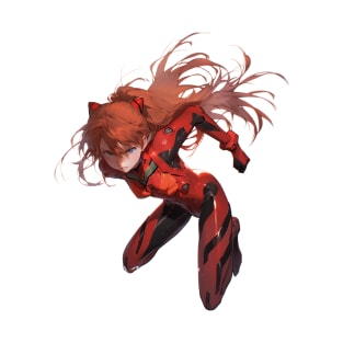 Asuka Langley Soryu evangelion Illustration 5 T-Shirt