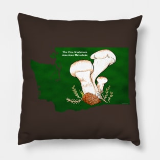 Washington State Mushroom - Matsutake Pillow