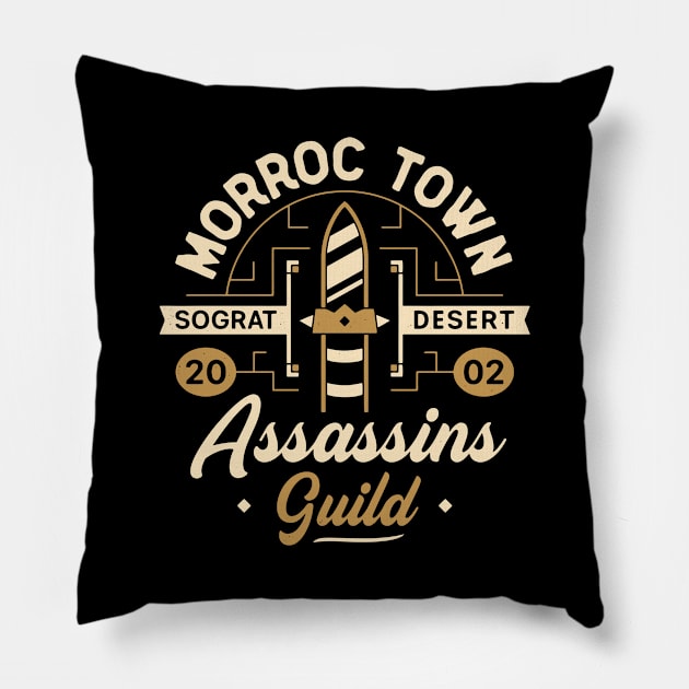 Morroc Oasis Town Guild Pillow by Lagelantee