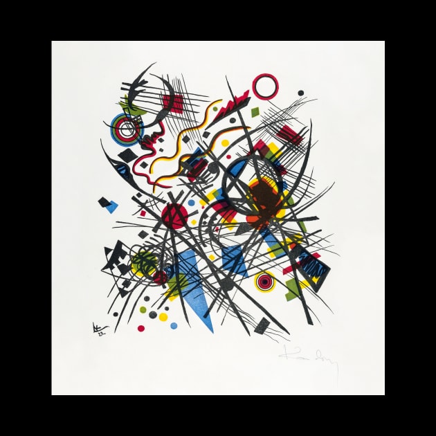 Wassily Kandinsky- Lithographie fur die Vierte Bauhausmappe by SybaDesign