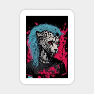 Emo Cheetah Magnet