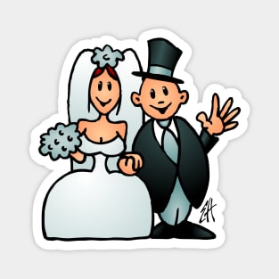 Newlyweds Magnet