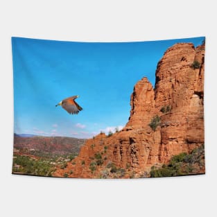 Red Shouldered Hawk in Sedona Arizona Tapestry