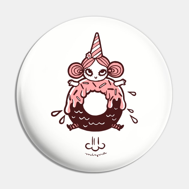 Donut Girl Pin by MiznaWada