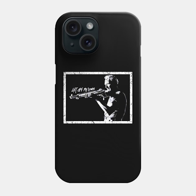Get Off My Lawn Phone Case by Vikinoko Micro Photography