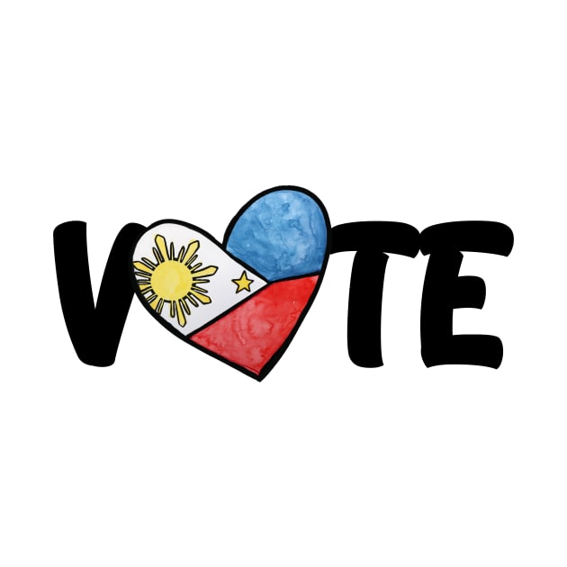 Filipino Flag Heart Voter by bubbsnugg