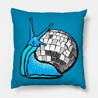 Disco Snail Pillow