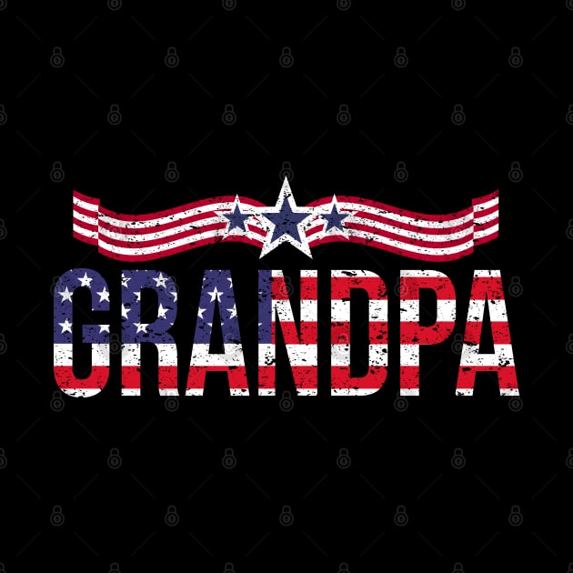 Patriotic Grandpa Gift - 4th of July Gift by Teesamd