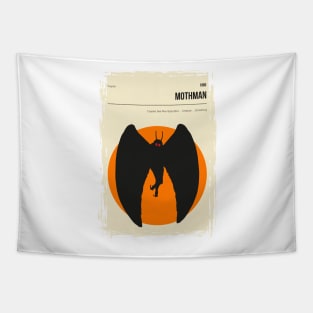 Mothman Cryptid Book Cover Poster Tapestry