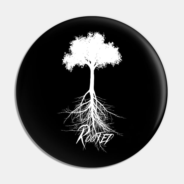 Rooted - Tree Pin by NaturalJimbo