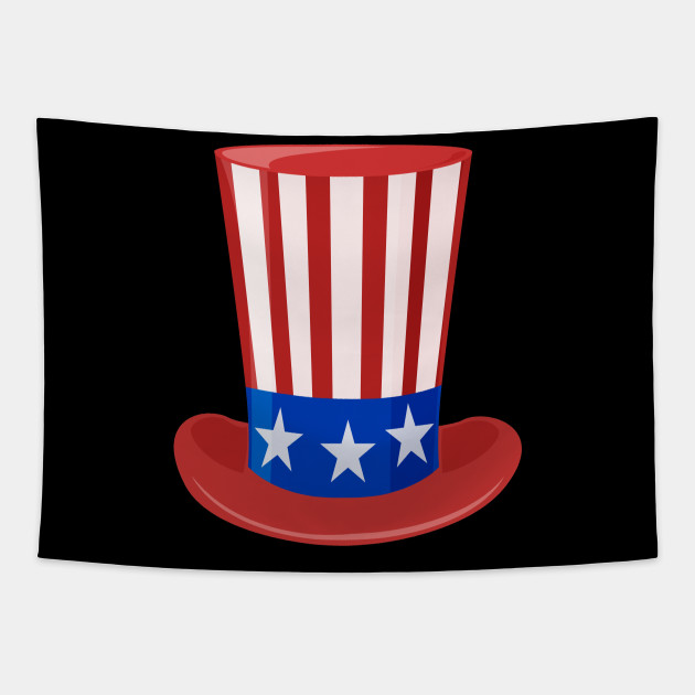 american flag top hat