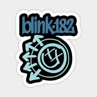 Blink One Hundred Eighty Two Blue Magnet