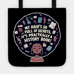 Historical Treasures Hair Illustration Tote