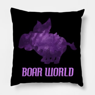 Wild Boar Quote Pillow