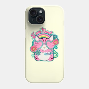 I am love l am cat Phone Case