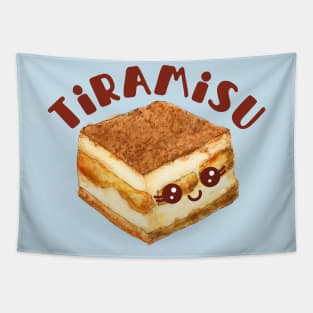 Cute Kawaii Tiramisu Italian Dessert Funny Birthday Tapestry