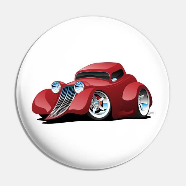 Red Hot Rod Restomod Custom Coupe Pin by hobrath