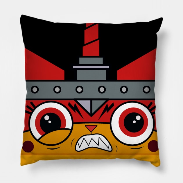 Lego unkitty Pillow by BrainDrainOnly