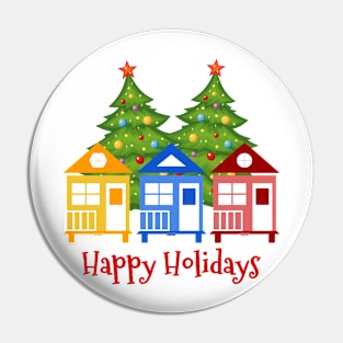 Tiny House Happy Holidays Pin