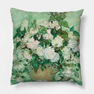 Vincent Van Gogh- Vase with Roses Pillow