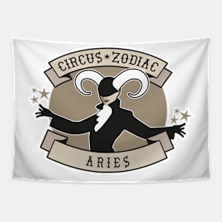 Circus Zodiac. Aries Tapestry