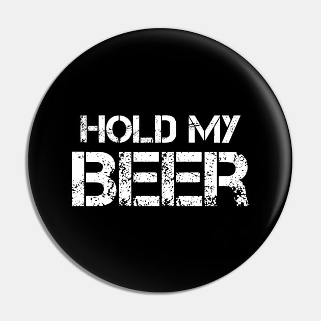 Hold My Beer - Extraction (Black) Pin by quoteee