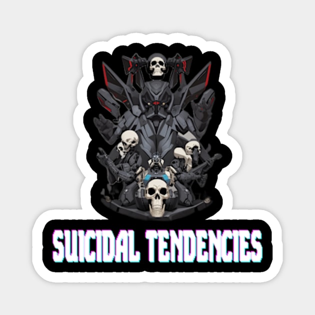 Suicidal Tendencies Magnet by Maheswara.Momocats