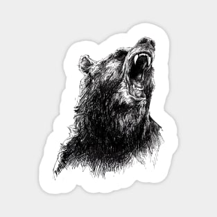 Angry Bear Magnet