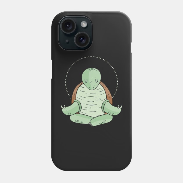 Yoga Turtle Phone Case by zaher97