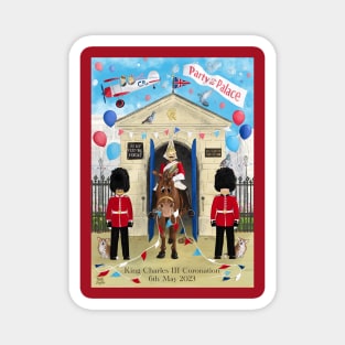 King Charles III Coronation Party at the Palace Special Edition Magnet