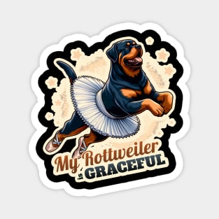 Ballet Rottweiler Magnet