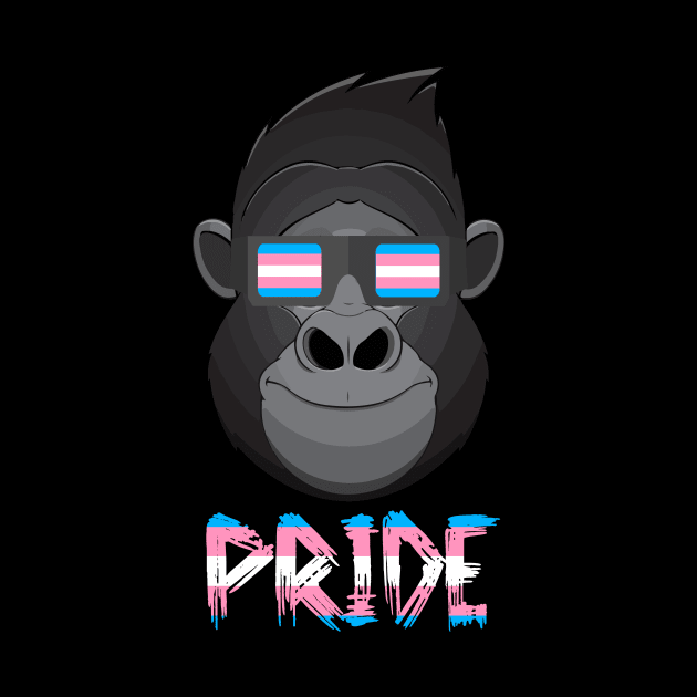 Gorilla Transgender Flag Lgbt by MarrinerAlex