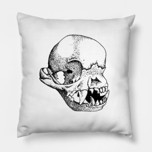 Boston Terrier Skull Pillow