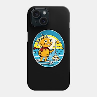 Sun Fishing In The Sunshine Phone Case