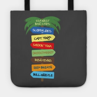 Key West Bar Stops Tote
